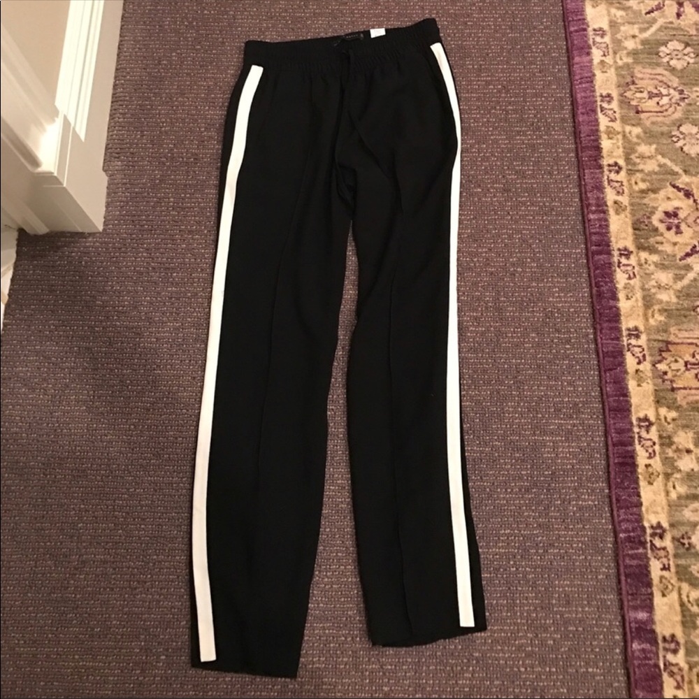 Zara striped joggers